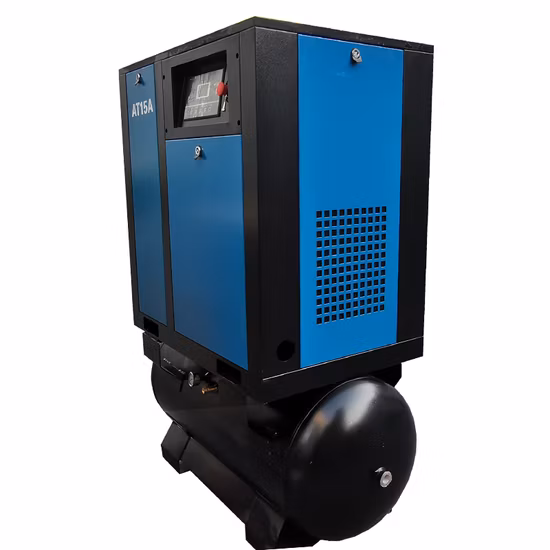 Compressore d'aria a vite integrato industriale IP55 Smart Control Pm 4 in 1