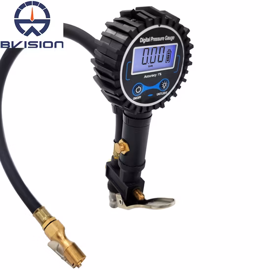Pdg7 Gonfiatore digitale per pneumatici per carichi pesanti con manometro Precisione dell'1% per camion SUV