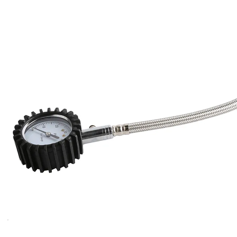 Gonfiatore per manometro per bici, moto e auto 0